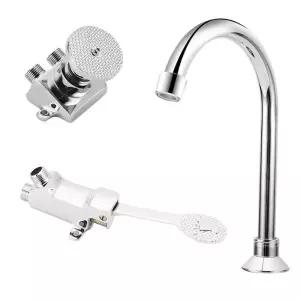 페달 스위치 실험실 전기식 풋터치 주방 병원 개수대 밸브 씽크대 발판