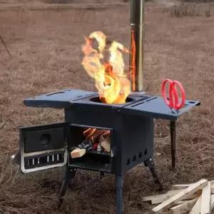 카페난로 캠핑용 화목난로 야외 장작 화로 우드스토브 난로