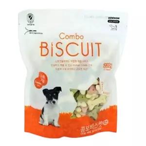 강아지 구운 비스켓 콤보 220g 1P 노즈워크 과자 간식 애견과자