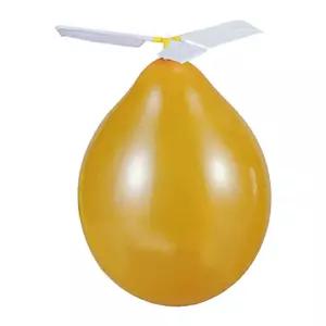 놀이과학 회전완구 비행장난감 헬리콥터 풍선헬기 10개/ 에어로켓 홈스쿨링 조립키트