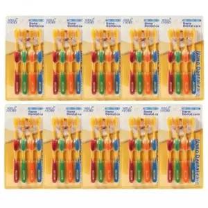 [반려] 나노 치아 관리용 칫솔 40개 금색 구강 위생용품