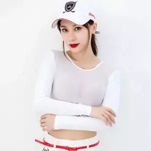 여성골프이너웨어 여성 여름 골프 쿨 이너 웨어 골프웨어 티 2size/냉감