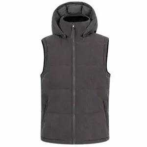 [하프클럽/디바옴므]코튜로이 후드탈부착 패딩 집업 하이넥 조끼 경량 골덴