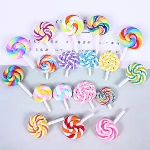 막대사탕 플라스틱 재료 추파춥스 슬라임 롤리팝 파츠          RAM