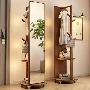 전신거울수납장 침실 슬림 좁은 벽걸이 수납장 안방 틈새