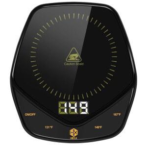 머그 워머 캔들 플레이트 온도 표 있는 책상용 휴대용 커피 병 캔들용 컵 차 및 선물(머그 없음)