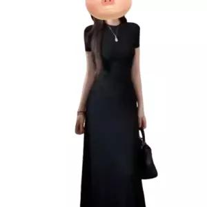 블랙롱원피스 연주회 이브닝드레스 결혼식