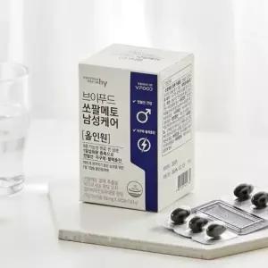 한국야쿠르트 브이푸드 쏘팔메토 남성케어 올인원 650mg x 30캡슐