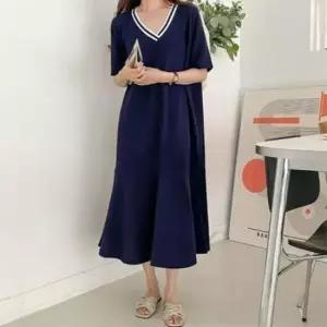 [옷은날개] 가을 봄 쉬폰원피스 린넨 결혼식 롱원피스 신상 나시