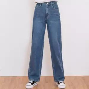 [옷은날개] 청바지 데일리 빅사이즈 큰사이즈 팬츠 하이웨스트 캐