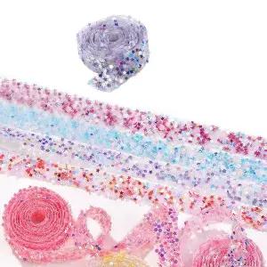 패션잡화 QJ06GM29 스팽글 글리터 데코스티커 1.5x920cm 6종