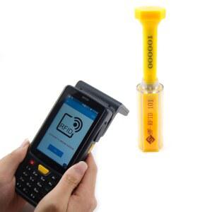 50 PCS 고보안 UHF RFID 볼트 씰 컨테이너 전자 변조 배송 화물 트럭 철도 마차 트레일러에 대한 점진적인 번호 인쇄