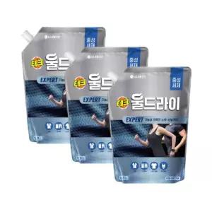 엘지생활건강 테크 울드라이 엑스퍼트 리필 1.3L 3개