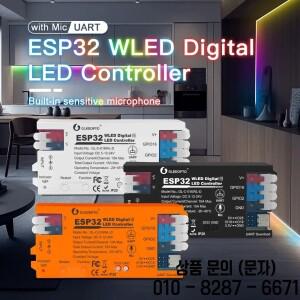 1 10PC Gledopto ESP32 8266 WLED 컨트롤러(마이크 포함) 음악 동기화는 WS2811/2812B/WS2813/2815/SK6812