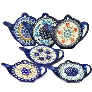 도자기 냄비받침 6종셋 세라믹 폴란드풍 차주전자모양 세라믹