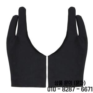 4Pcs 아티스트 두 손가락 그리기 장갑 오염 방지 스케치 페인팅 스판덱스 통기성 편안한 사이즈 L 블랙