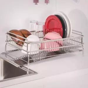 304 스테인레스 1단 식기건조대 측면형 스테인레스