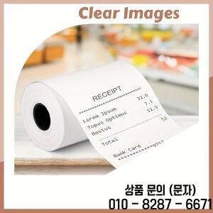 57x37mm 2 1/4 X 50 감열지 영수증 용지 모든 Clover Flex POS 금전 등록기 신용 카드 단말기용