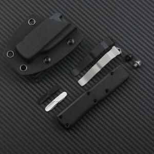 마이크로 EDC 테크 OTF 85 CNC 하프 투스 항공 알루미늄 서바이벌 도구 캠핑 아웃도어 헌팅 서바이벌 MT 나