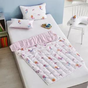 _ 3도씨) 슈퍼쿨 헬로머메이드 시어서커 냉감 양면 낮잠이불 100*150_CZ0225036