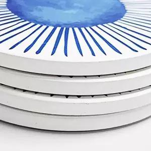 세라믹 코스터 도자기 컵코스터 코르크