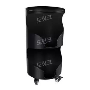 그릴 보관함 고깃집 원형 이동식 고기판 불판 카트 트롤리 캐리어 석쇠 수거함