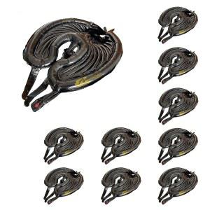 모바일 미용실 - 미용실 의자 없이 집과 침대에서 머리를 감고 자를 수 있는 휴대용 풍선 린스 대야(10개 일회용)