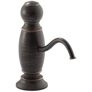 전통적인 디자인의 콜러 K-1994-2BZ 비누/로션 디스펜서 오일 러빙 브론즈