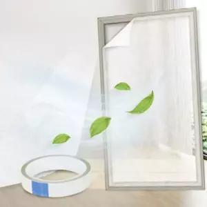 방충망 필터 셀프 베란다 미세 창문 필터 차단 사생활 자외선 방풍 보호 외풍 벌레 청소 통풍 환기