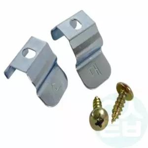 위아리턴 커튼 레일 클립2p 브라인드브라켓 커튼부자재 블라인드걸이