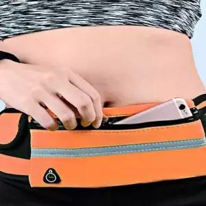 슬림 힙색 경량 패션 아웃도어 러닝 힙색 이어폰홀 마라톤 물병 스포츠 핸드폰 사이클 트레킹 여성 주간