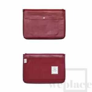 위플레이스 여성 클러치 L (와인) 패브릭천가방 여자손가방