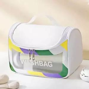 화장품 파우치 휴대용 투명 수영 방수 파우치 수납 비치 수영장 여행용 다용도 물놀이 용품 세면 가방 목욕