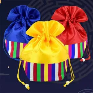 내손안의몰 사각 복주머니 돌반지