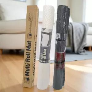 안마 의자 매트 2세트 방음 거실 원형 카페트 덮개 다용도 방수