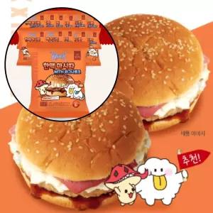 한맥 불고기버거 편의점 햄버거 냉동 전자레인지 아침 식사 대용 간식