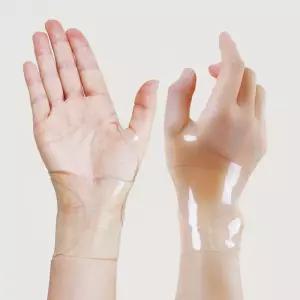 핀처 얇은 투명 실리콘 손목보호대 임산부 여름 엄지 고정