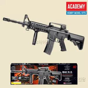 아카데미과학 (전동건) M4A1 RIS 비비탄총 에어소프트건 전동 BB탄 M4 엠포