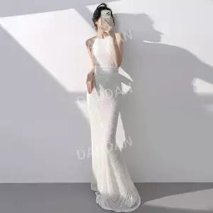 시상식 드레스 파티 화이트 공연 연주회 검정드레스 콩쿨