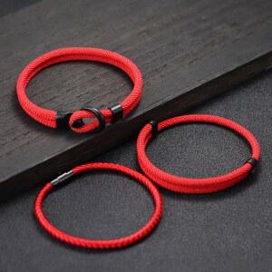 새로운 3PCS 남자 팔찌 세트 럭키 LET 해상 BRACLET 패브릭 그를위한 선물 액세서리 용골 레저 쥬얼리 레드 로프 서퍼