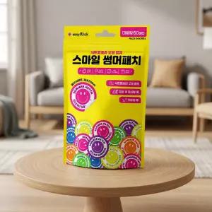 스마일 썸머패치 60매입 1개 모기 벌레 퇴치 캠핑 등산 야외활동 여름 남녀노소