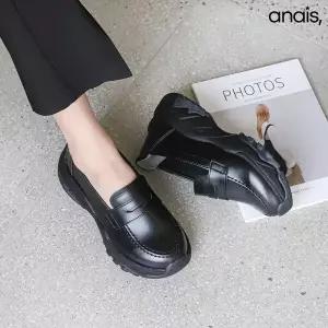 [아나이스] 국내제작 볼드 플랫폼 키높이 로퍼 6cm_26S161