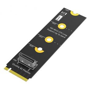 [호환품]TTKK-M-Key To SFF-8611/8612 어댑터 M.2 NVME용 PCI-E 4.0 X4 Oculink 4I 호스트 SSD 및 EGPU용