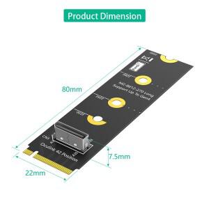 [호환품]HOT M.2 NVMe 키 M to SFF-8611/8612 어댑터 PCI-e 4.0 x4 OcuLink 4i 호스트 (SSD 및 eGPU용)
