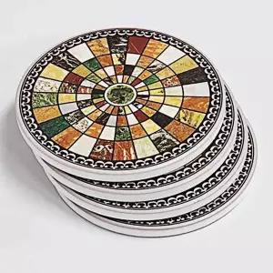 단열 세라믹 코스터 도자기 원형