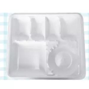 일회용식판 빠띠라인 200개묶음 재활용 가능 일회용식판