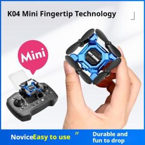 K04 미니 드론 HD 카메라 RC 쿼드콥터 셀카 접이식 어린이 야외/실내 장난감