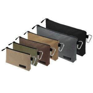 COREFLEX 프리미엄 공구 파우치 지퍼백 소형 가방 다용도 보관 YKK 지퍼가 달린 헤비 듀티 플랫 바텀 가방(6팩 콤보 혼합 사이즈)