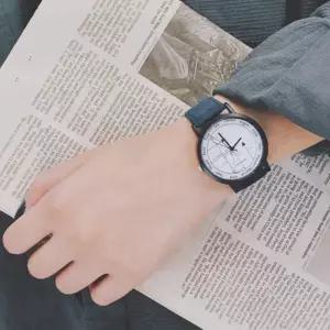 수능 시험장용 여성 손목시계 블루 학생용 아날로그 스터디 시계 심플 디자인
