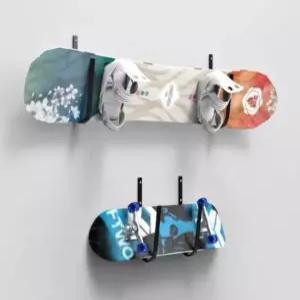 스노우보드 보관 선반 랙 벽고정 행거 정리 진열 거치대